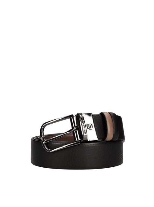 Cintura in pelle PIQUADRO | CU4877B3TESTA DI MORO-NERO